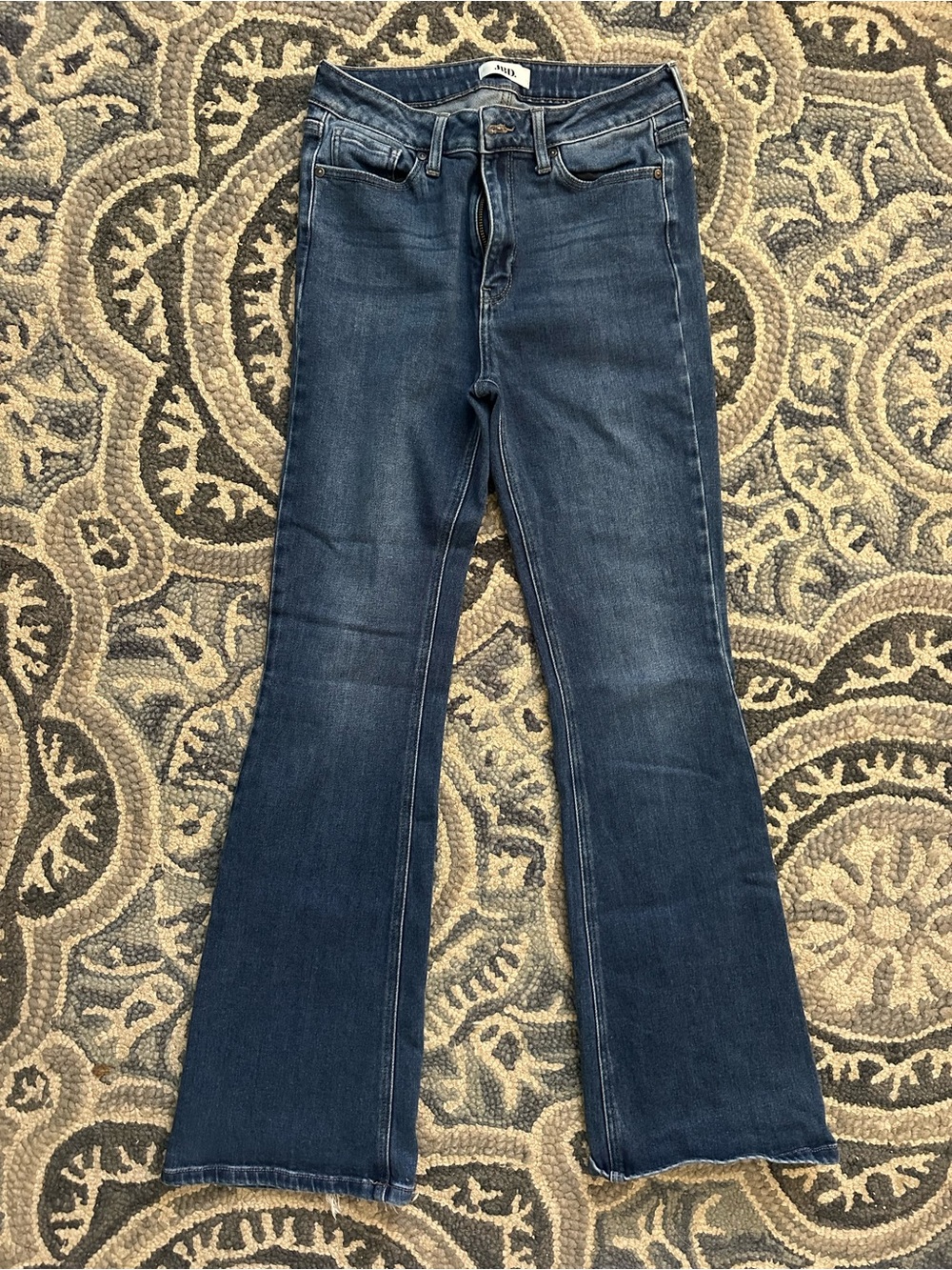 Just Black Dark Blue Flare Jeans